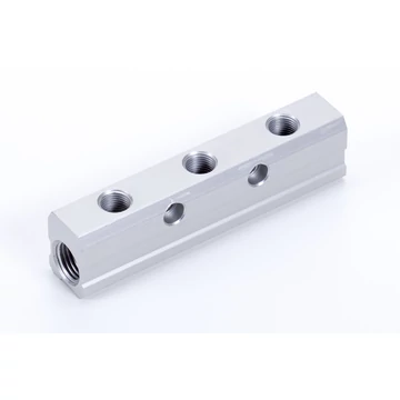 Elosztótömb - 1/2 colos - 3/8 colos - 1 x 2 helyes + tápcsatorna