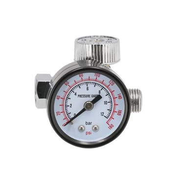 Festékszóró pisztoly reduktor 0-10 bar 1/4 col