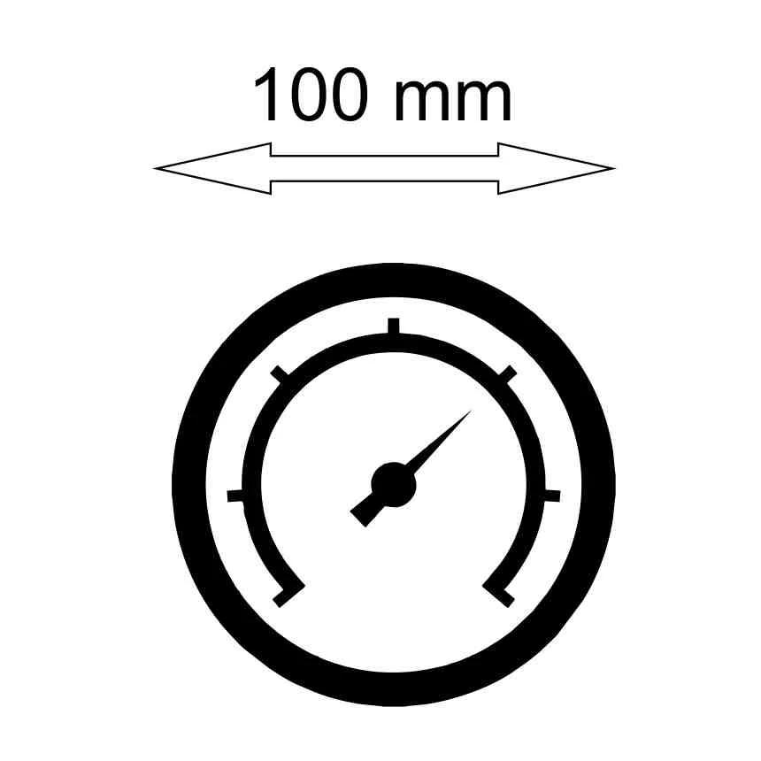 100 mm-es átmérőjű nyomásmérők 100 mm-es átmérőjű nyomásmérők