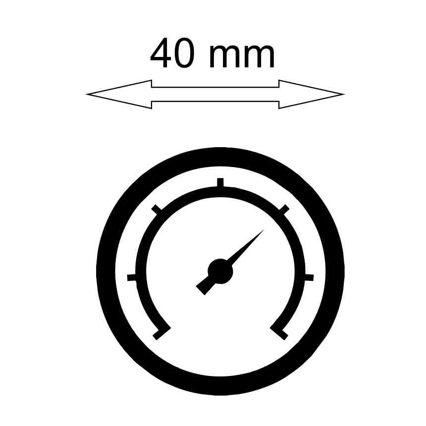 40 mm-es átmérőjű nyomásmérők 40 mm-es átmérőjű nyomásmérők