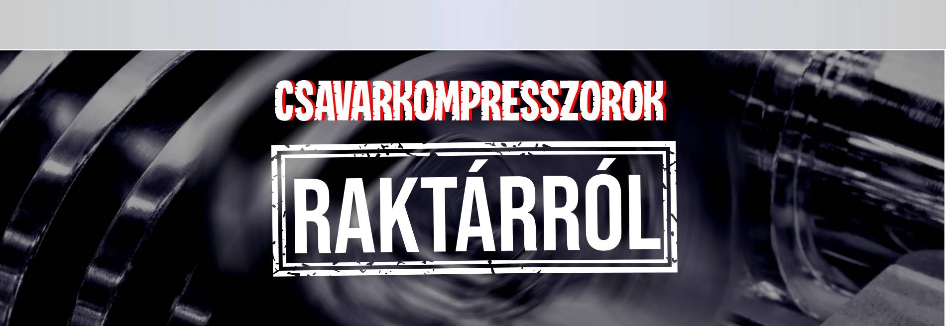 Csavarkompresszorok raktárról