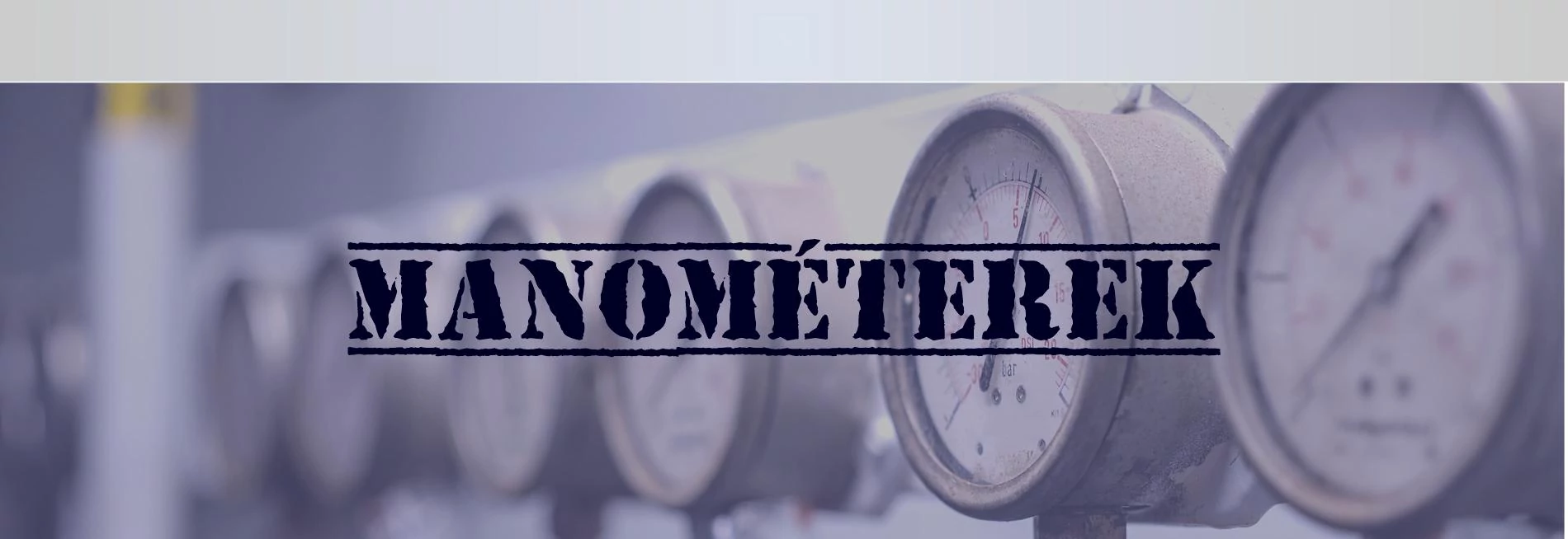 Manométerek